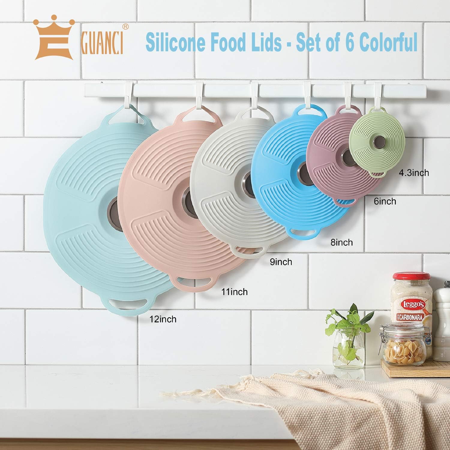 DR- أغطية أوعية وأواني السيليكون - Silicone Bowl and Pot Lids